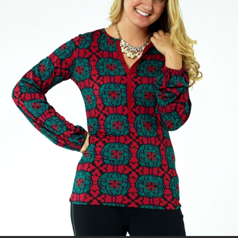 Nwt! Patterned Blouse